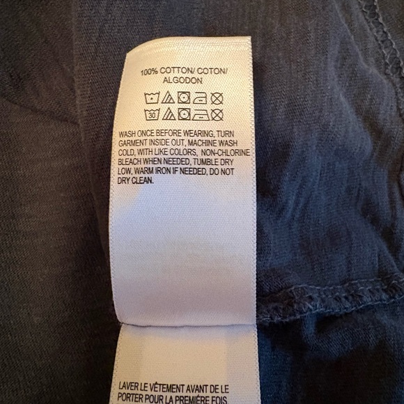 Lucky Brand Charcoal Crew Neck Tee - Picture 4 of 6